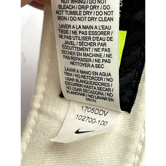 word press WP red embroidery Nike white golf tennis visor black swoosh - Picture 7 of 10